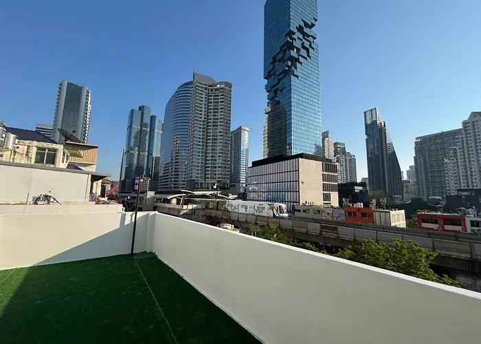 Silom Sky I Mahanakhon View For 2-6 Guests Near Bts Chong Nonsi * 曼谷